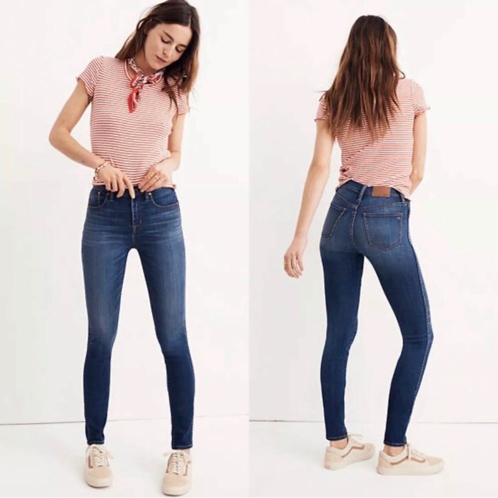 Madewell 10” High Riser Skinny Jeans Size 26 Inseam 27”